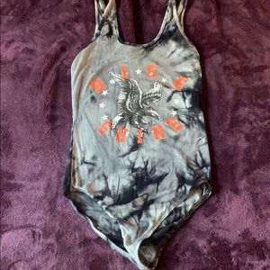 Tye dye body suit